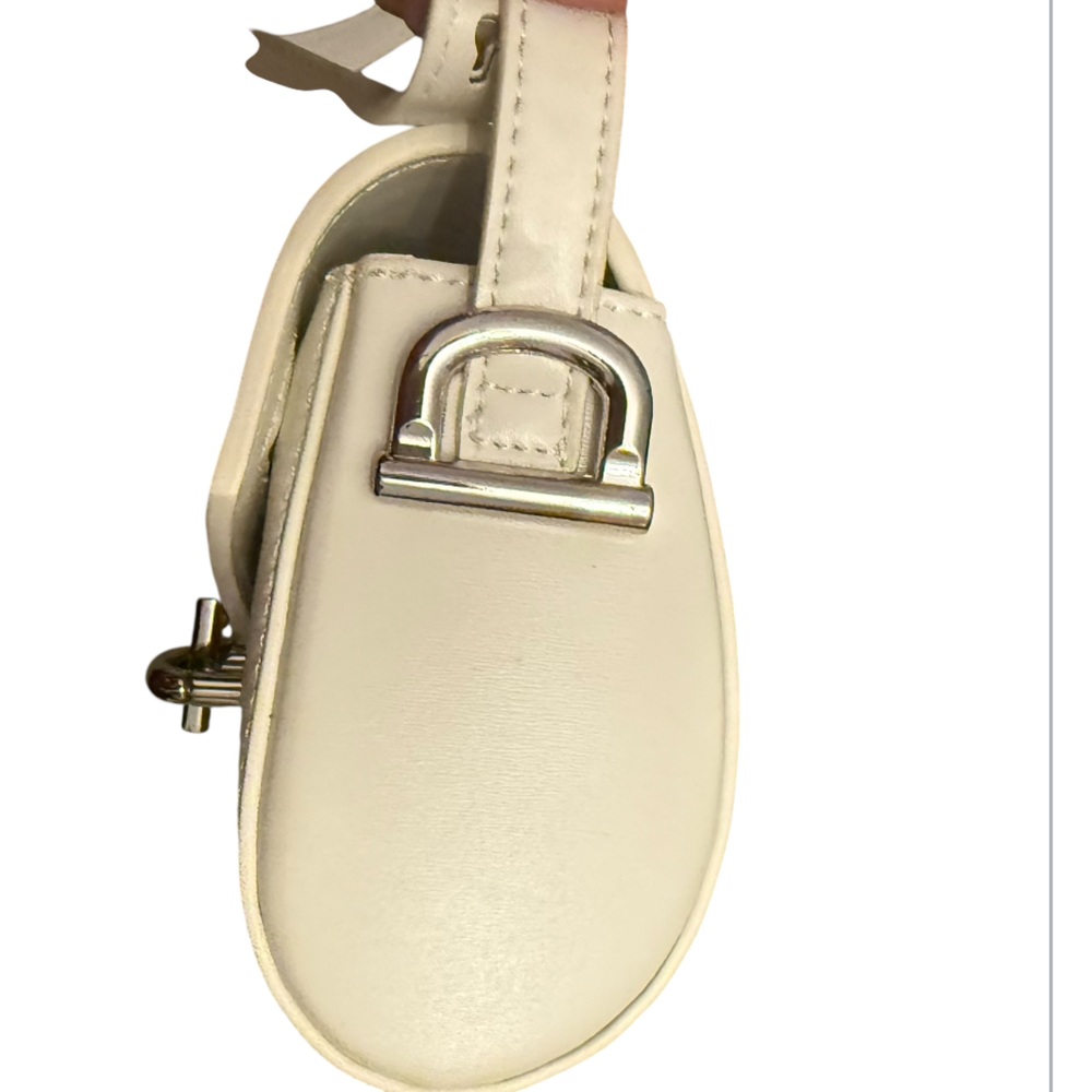 TAD FAB Box Midi White Crossbody Bag - Picture 7 of 8